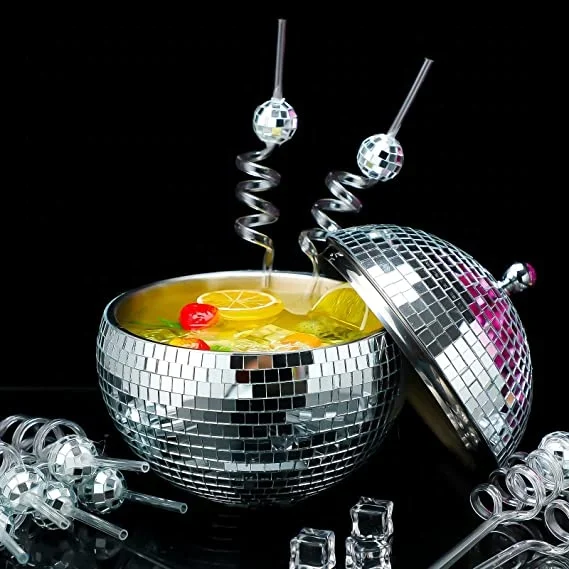 Disco Champagne Ball with lid