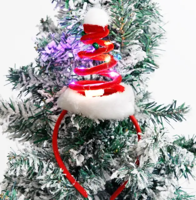 Christmas spiral Headband