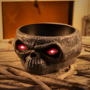 Halloween Skull Candy Bowl