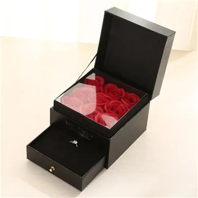 Rose Flower Jewelry Box