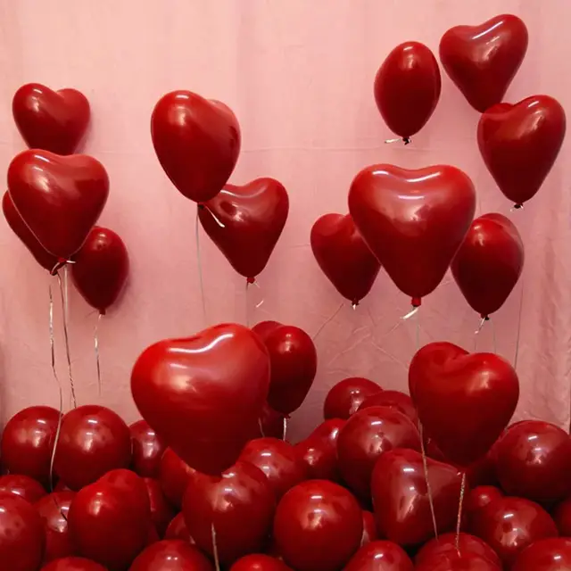 Red Love Balloon Set