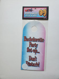 Bachelorette Party Do Not Disturb Door Hanger