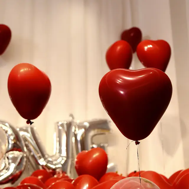 Red Love Balloon Set