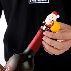 Christmas Santa wine Bottle stopper