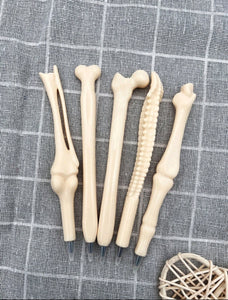 Bone Design Ballpoint Pen 6pcs