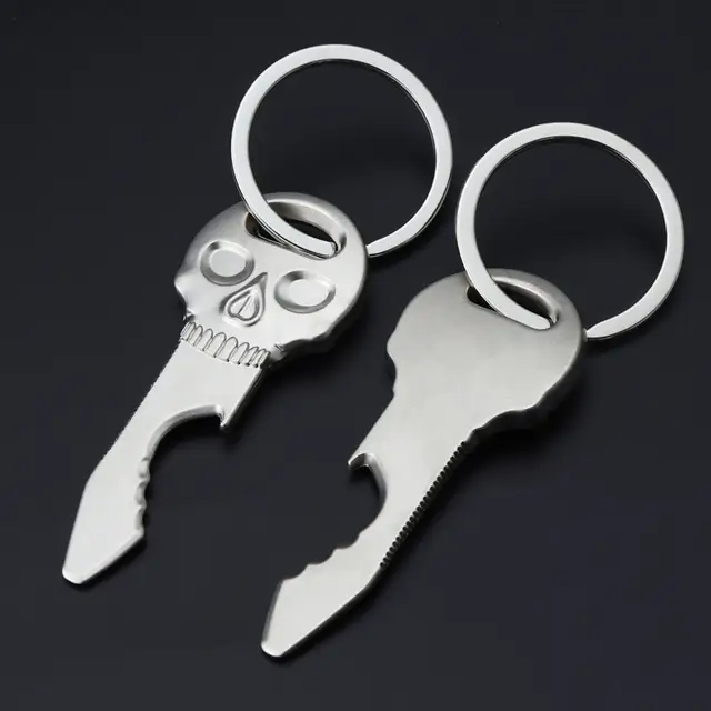 Skull Bottle Opener with keychain