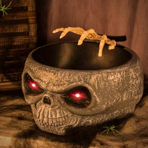 Halloween Skull Candy Bowl