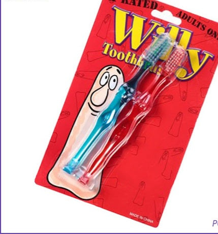 3D Adult willy Toothbrush