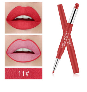 Miss Rose 2-in-1 Matte Lipstick & Liner